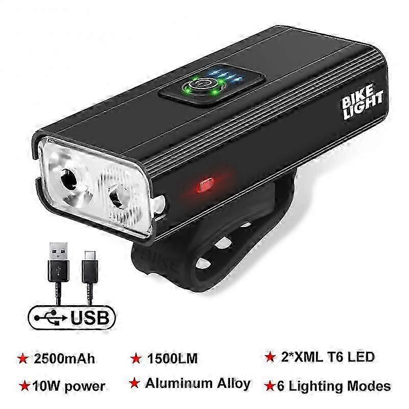 Bicycle Light Rechargeable Front And Back LED Bicycle Lighting MTB Bicycle Headlight