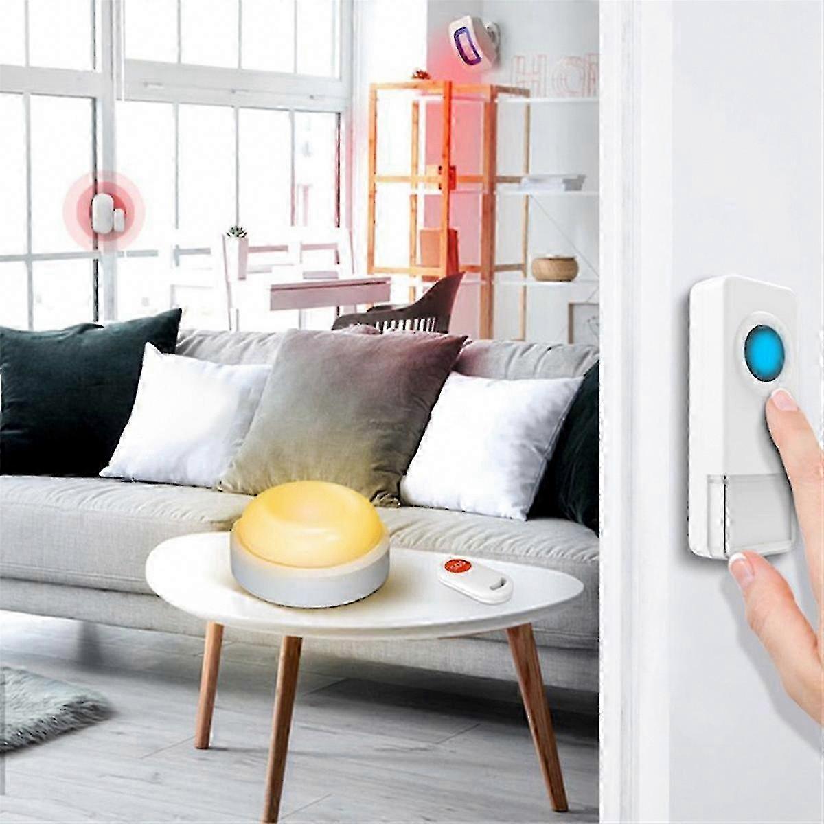 Wireless Mailbox Alarm with LED Light - 800 Ft Long Range Mail Alert & Notification System SZRH A-F