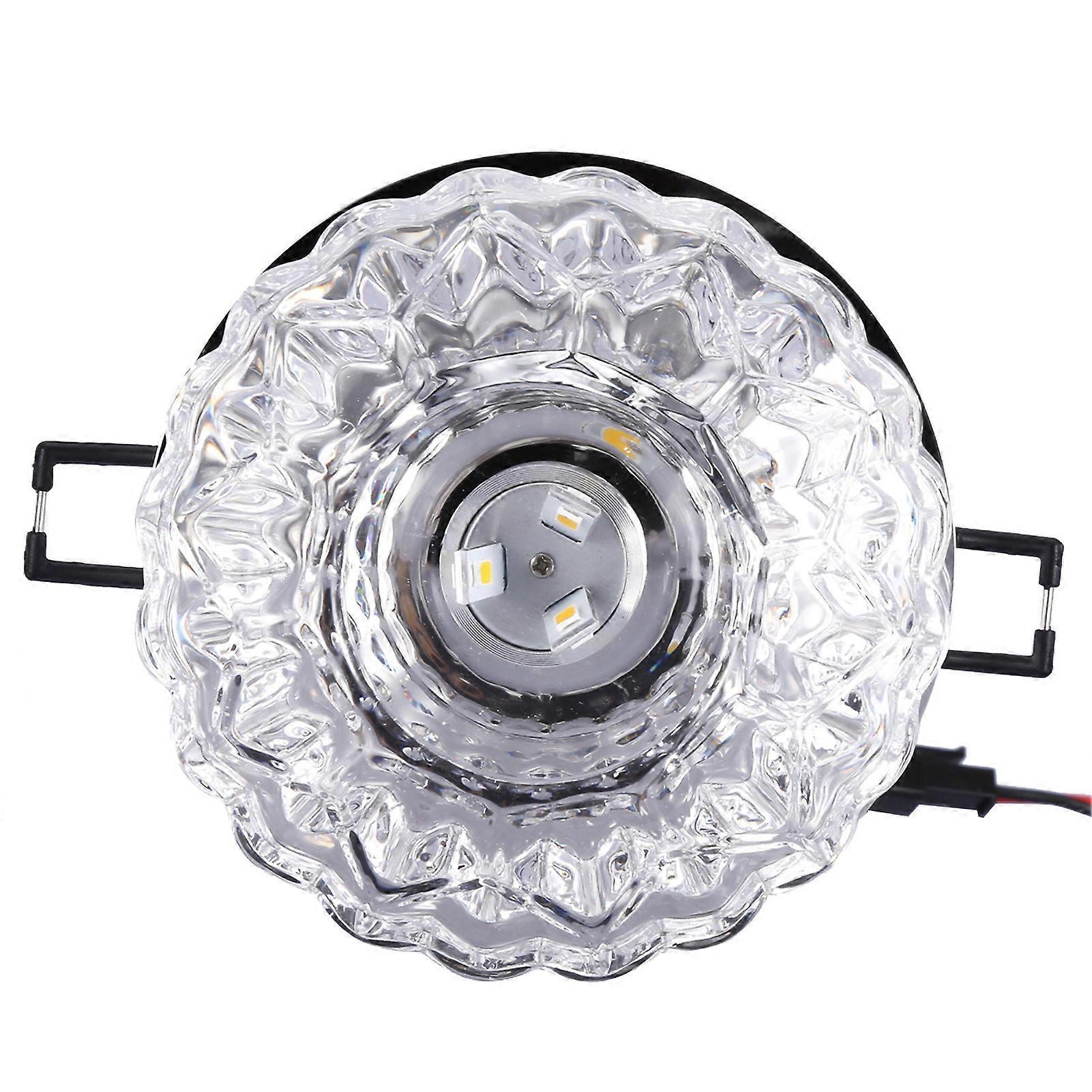 3W LED Ceiling Recessed Downlight 10x4cm White Warm Light