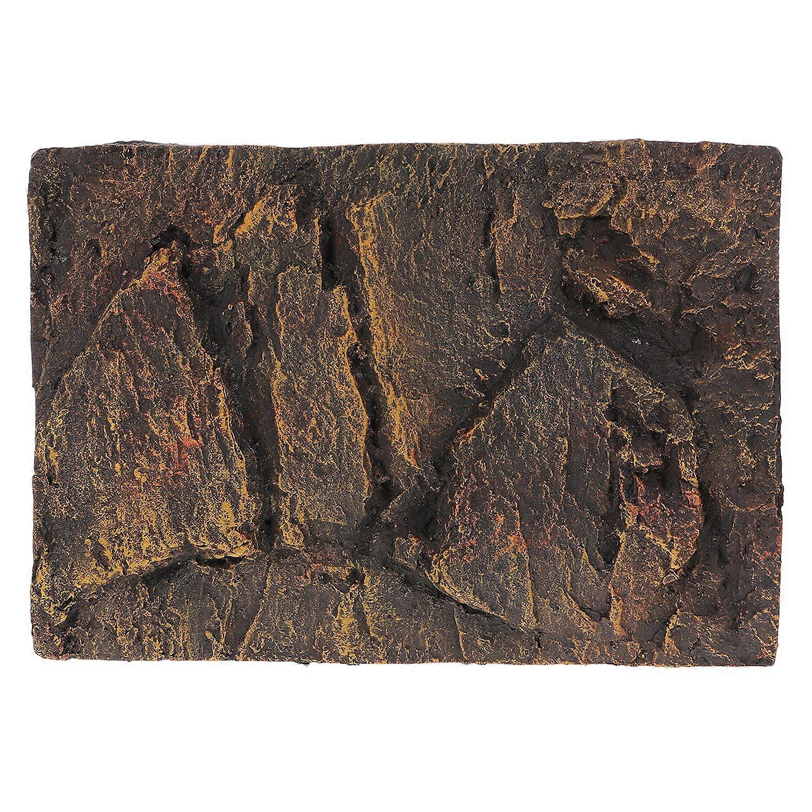 Lifelike 3D Reptile Tank Background Board Turtle Tank Background Decoration