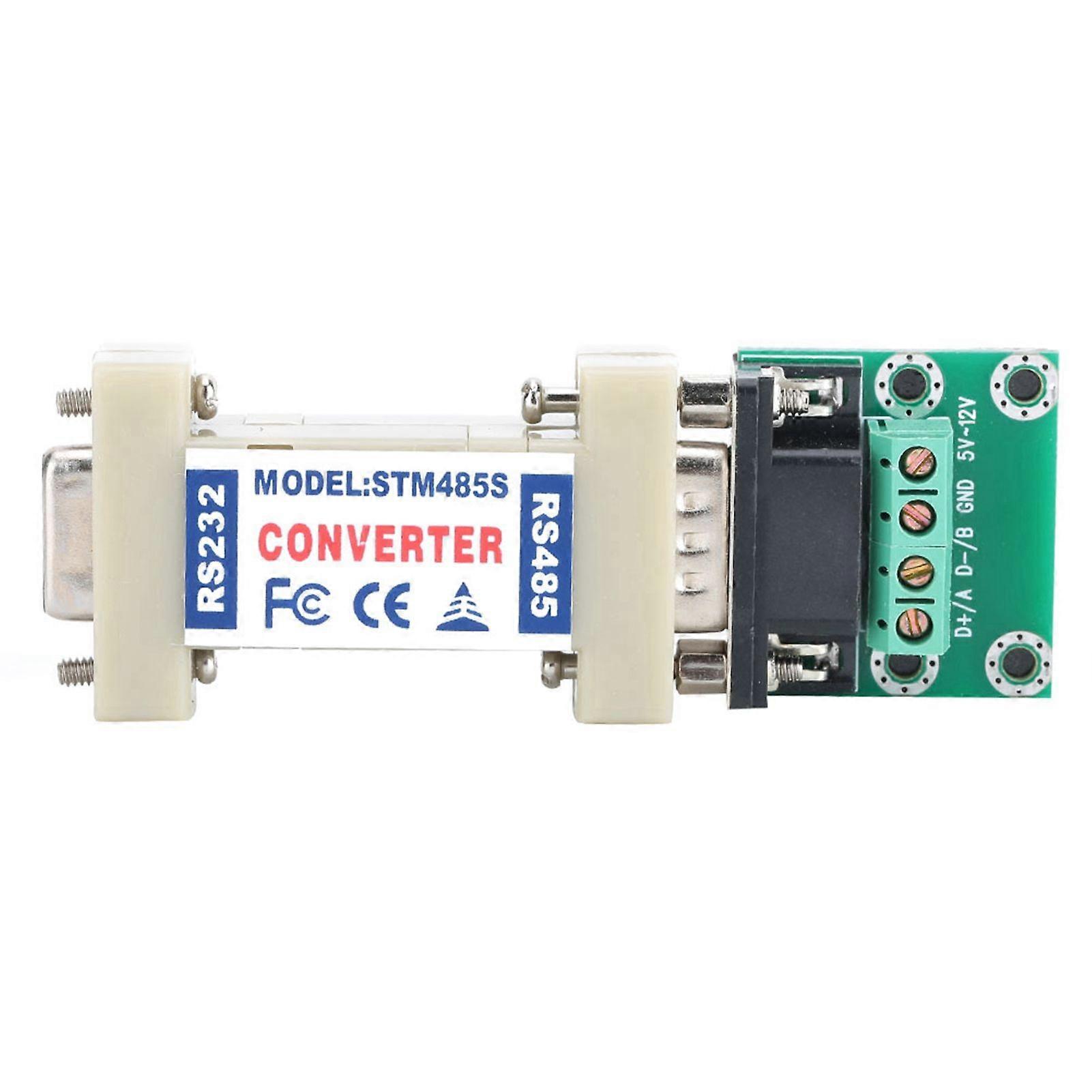 Converter Adapter Serial RS232 to RS485 Communication Data Interface Networking Supplies
