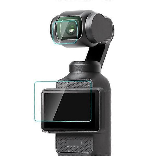 Puluz Tempered Glass Lens Screen Protector for Dji Osmo Pocket 3, camera accessory.