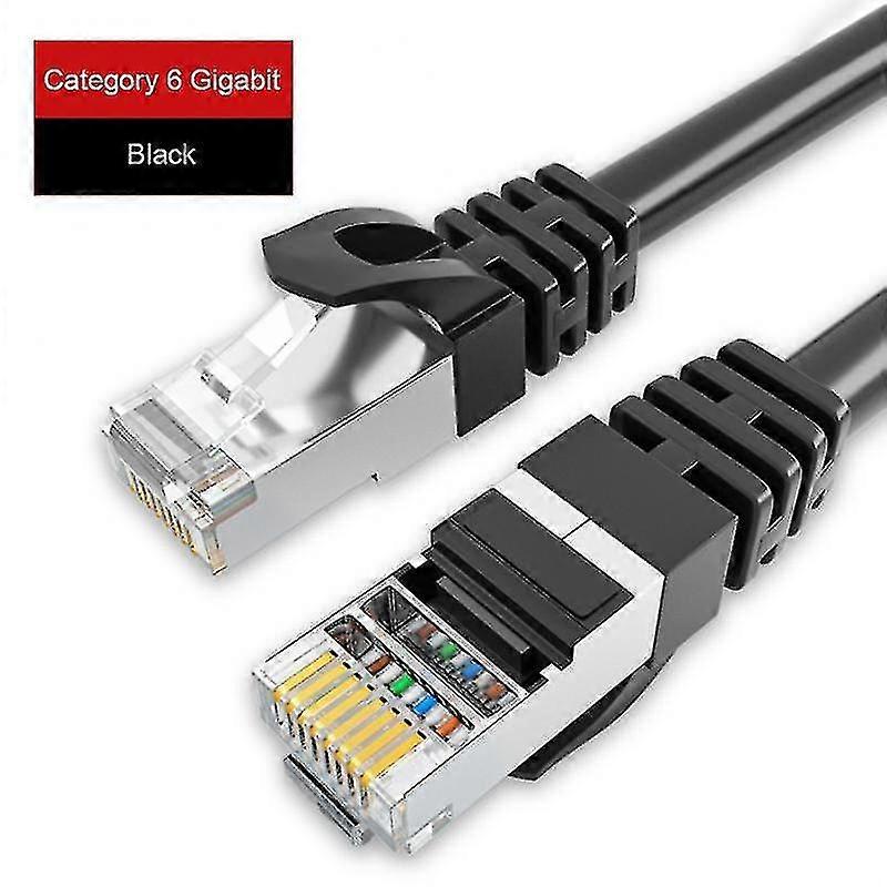 Six types of Ethernet cables, 15 meters, high-speed transmission, high bandwidth, compatible with multiple devices