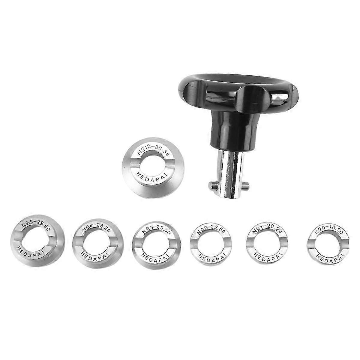 Key Closing Waterproof Tool Watch Back Case Opener 7 Size Types Professional Watch Repair Tools Set for