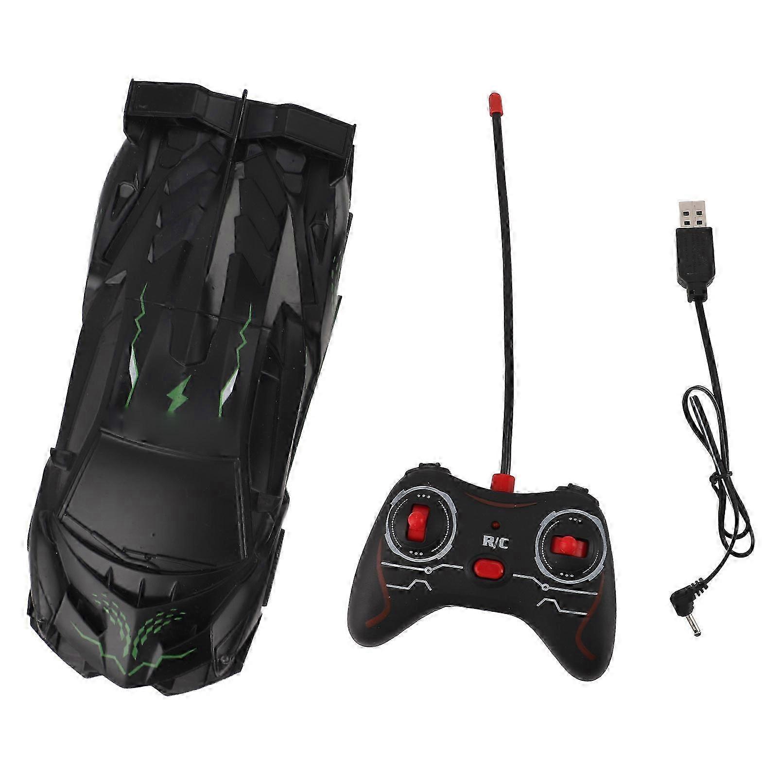 2025 RC Stunt Fun Interactive 360 Degree Rotation Electric RC Wall Climbing Car with LED Light for Kids Presents