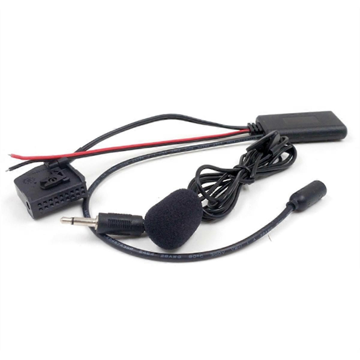 Car Bluetooth Music Receiver Aux Adapter Calling Mic Handsfree Cable for Comand 2.0 W203 W209 W211
