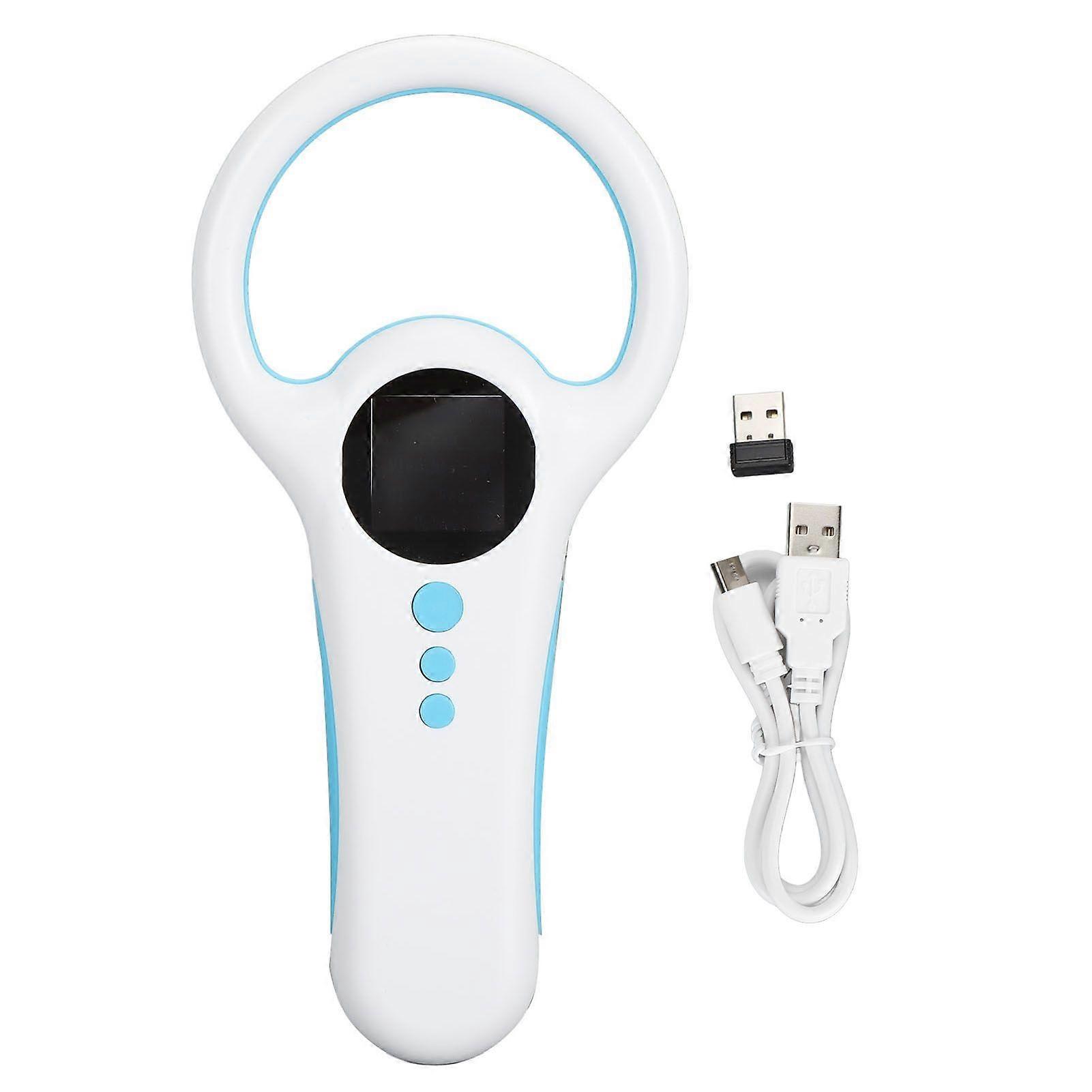 Pet Microchip Reader Wireless Bluetooth 2.4G Wired USB 3 Mode 1.44 Inch TFT LCD 134.2KHz 125KHz EMID FDX B Animal Chip ID Tag Scanner for Pig Dog Cat