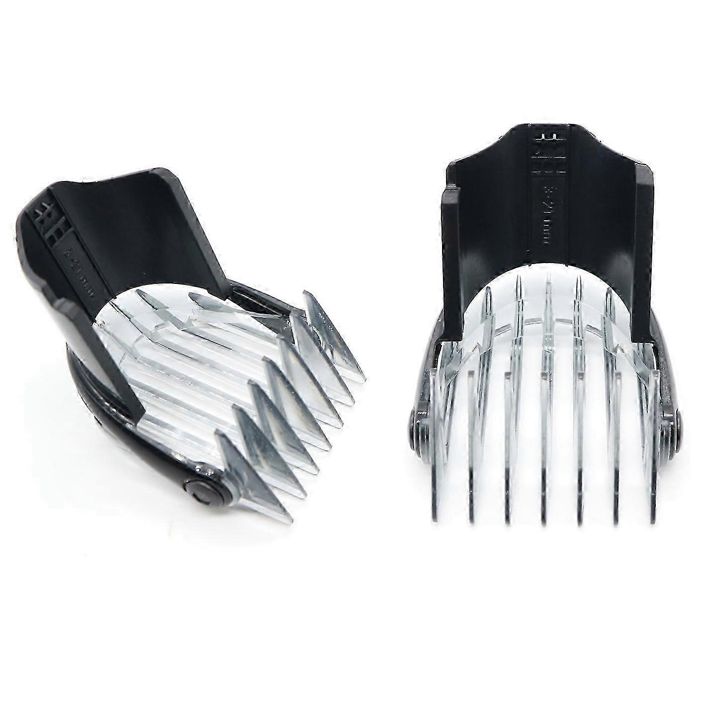 Adjustable Hair Clipper Comb Attachment, 3-21MM Size, 2-Pack Compatible with Select Models