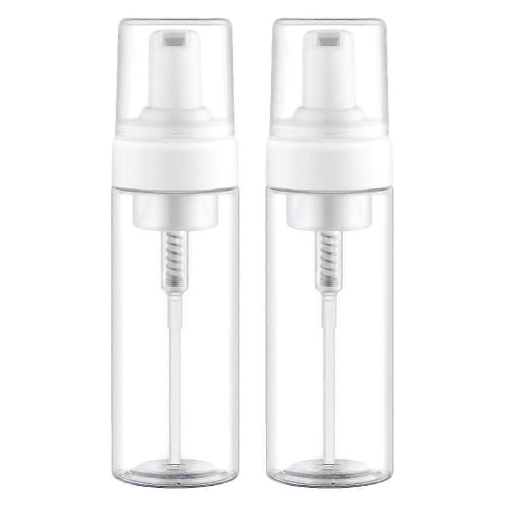 Facial Cleanser Shampoo Empty Bottles for Storage Liquid 2Pcs Portable Use