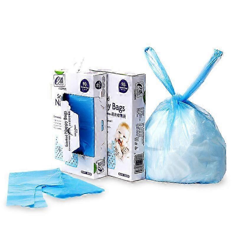 Nappy Bags - 90 Extra Large Nappy Sacks - Incontinence Disposable Nappy Bags Scented - Sanitary Disposable Nappy Bag