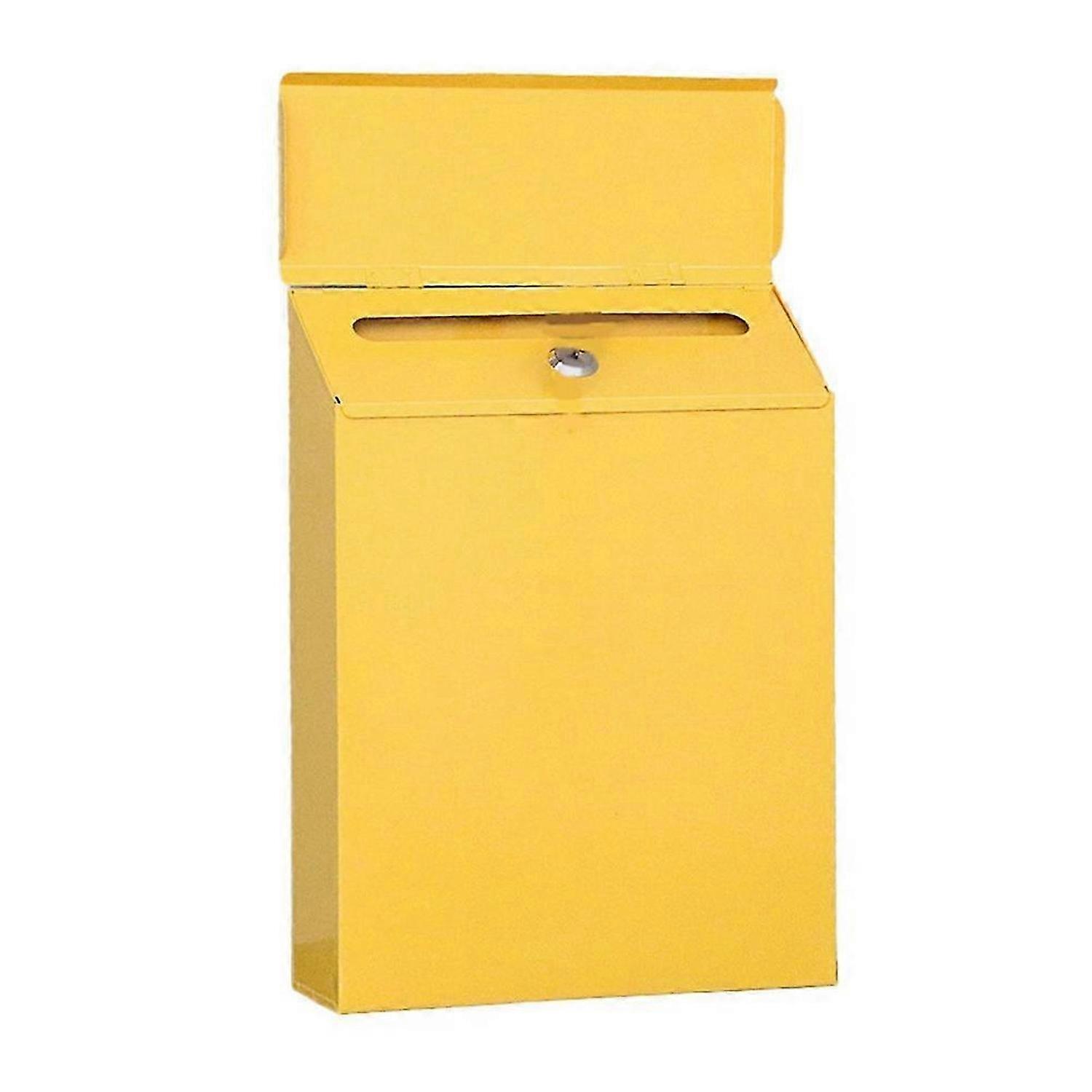 1Pcs Mailbox with Lock Wall Hanging Key Hanging Box is Suitable for Small Mailbox Letters with Iron Door