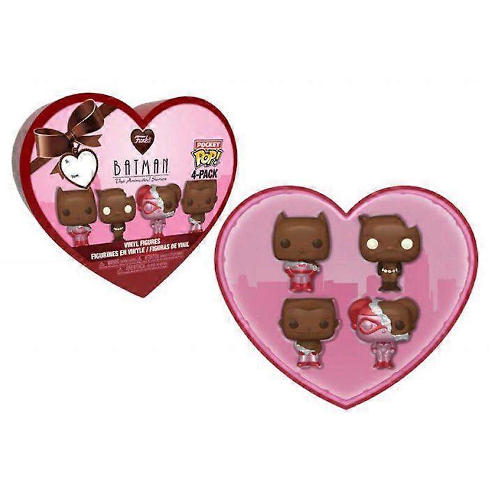 Coffret Pocket Pop - DC Comics - Valentines 4pk (choc)