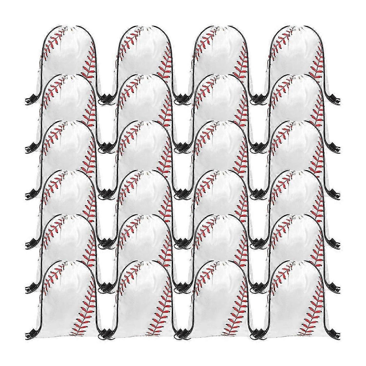 24 Pcs Sports Gym Sports Drawstring Bag Backpack with Drawstring for Adults