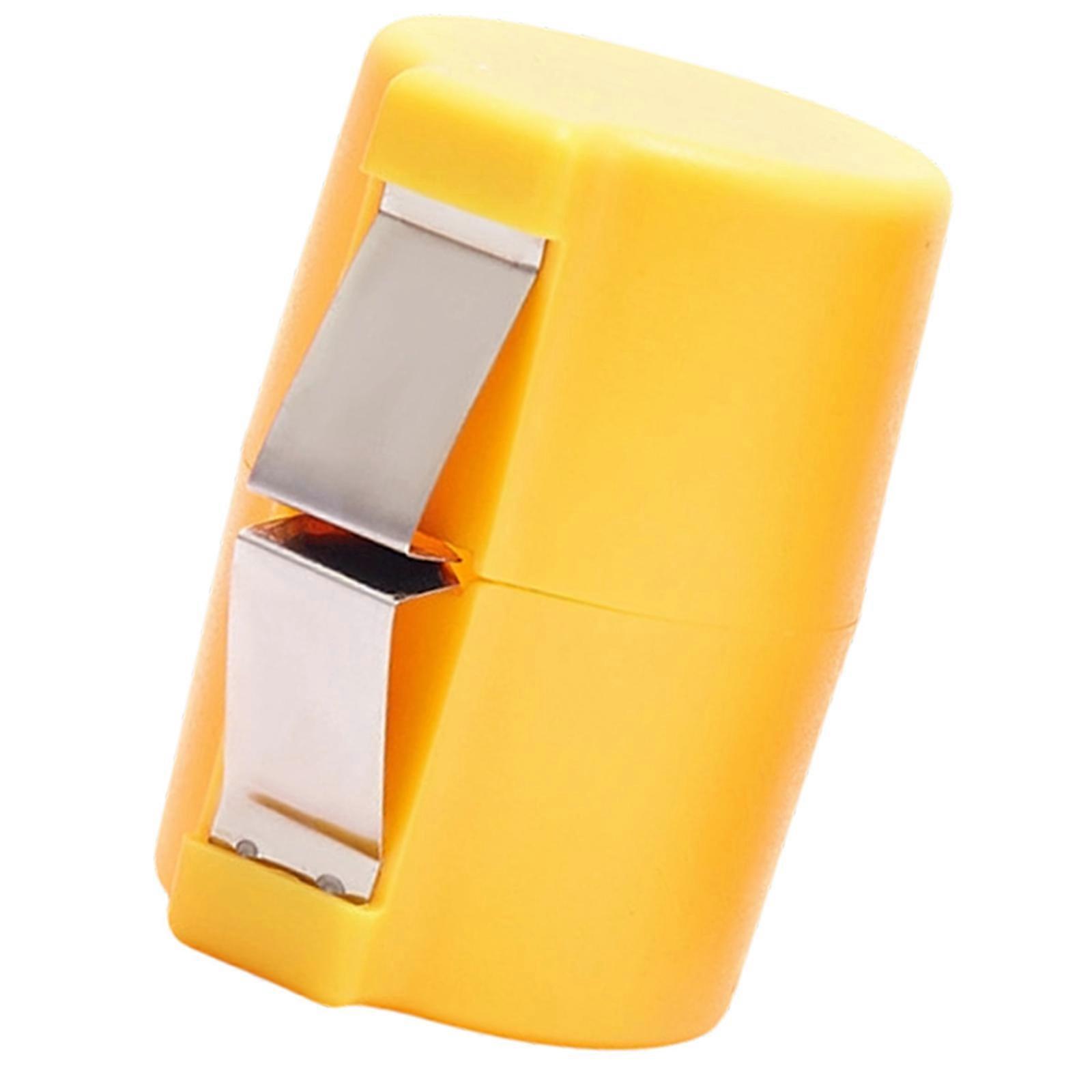 Practical Kitchen Tool With Ergonomic Grip For Safe Cracking Eggs Dishwasher Safe Efficient Eggshell Cracker Yellow