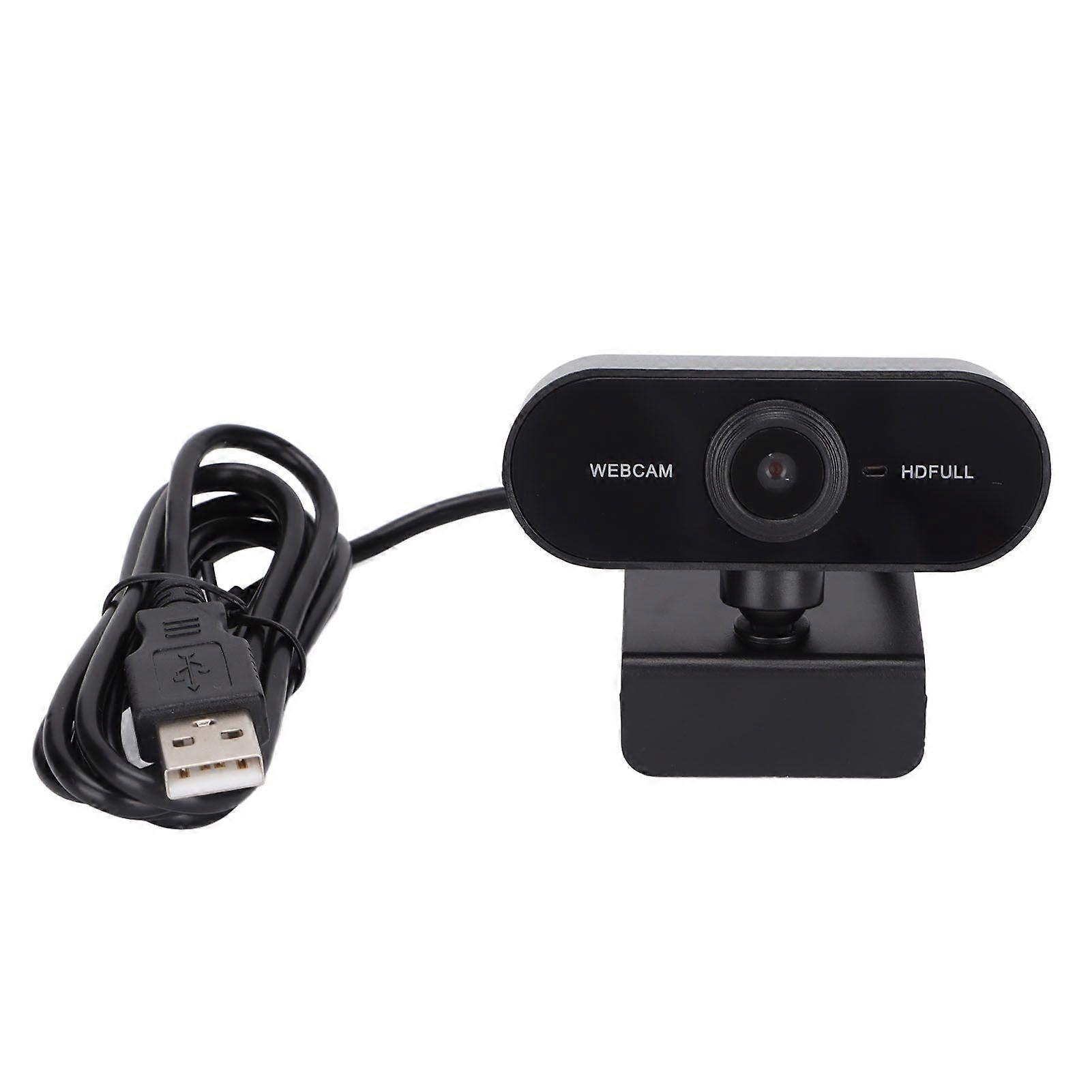 1080P Webcam Auto Focus Full HD Computer Camera with Microphone for Live Broadcast Video Call Conference
