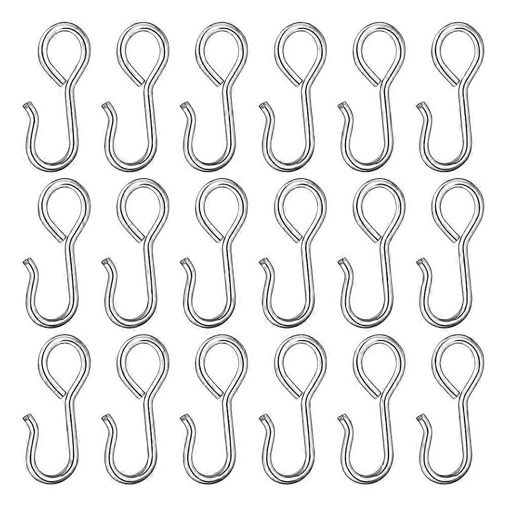 Car Storage Hooks Iron S Hooks for Vehicle Seat Cushion Fixing 180Pcs