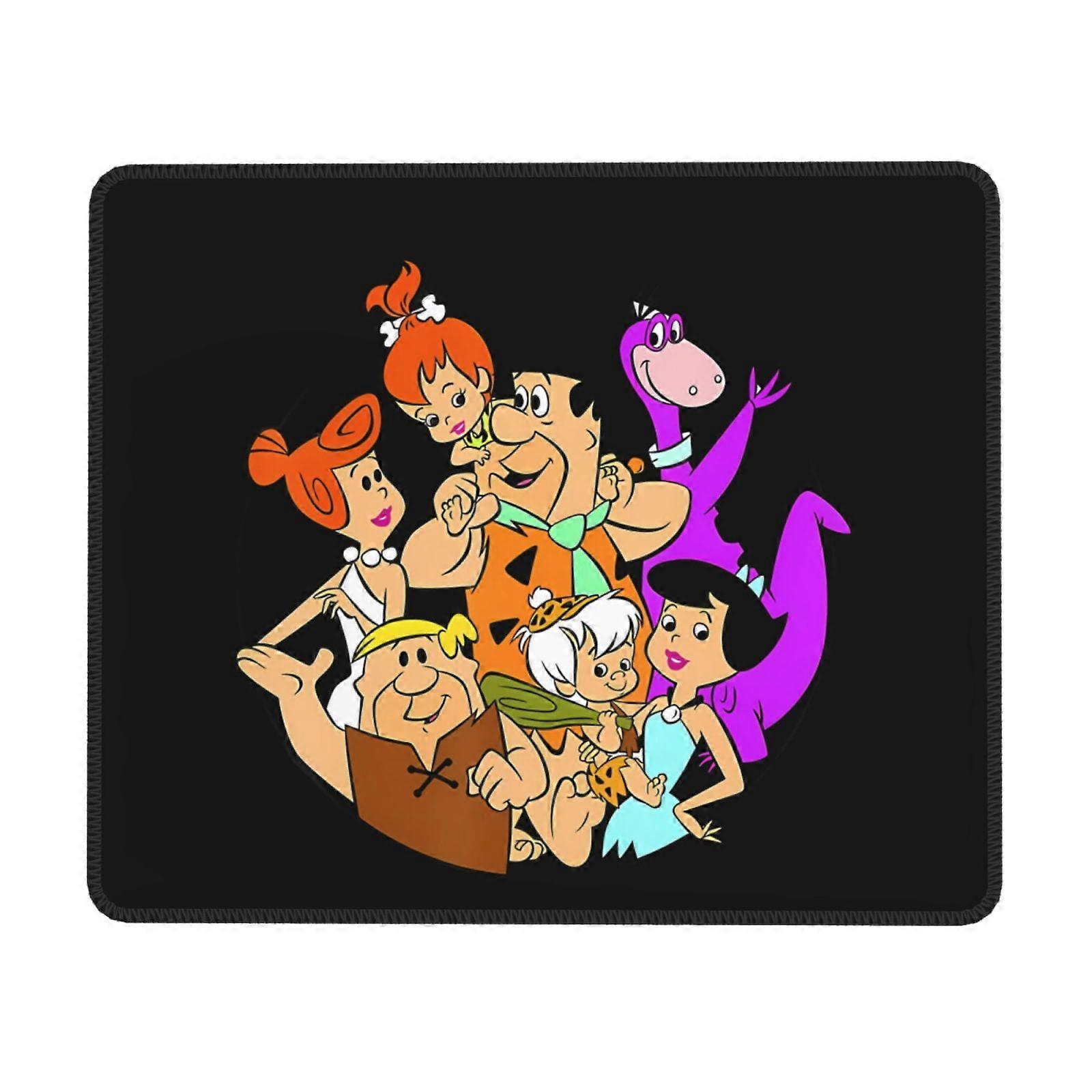 The Flintstones Rubber Lock Edge Mouse pad, Office Desk pad, Writing pad, Multi Code Game pad Mouse Pads for Computers Laptop Mouse Mouse Pad