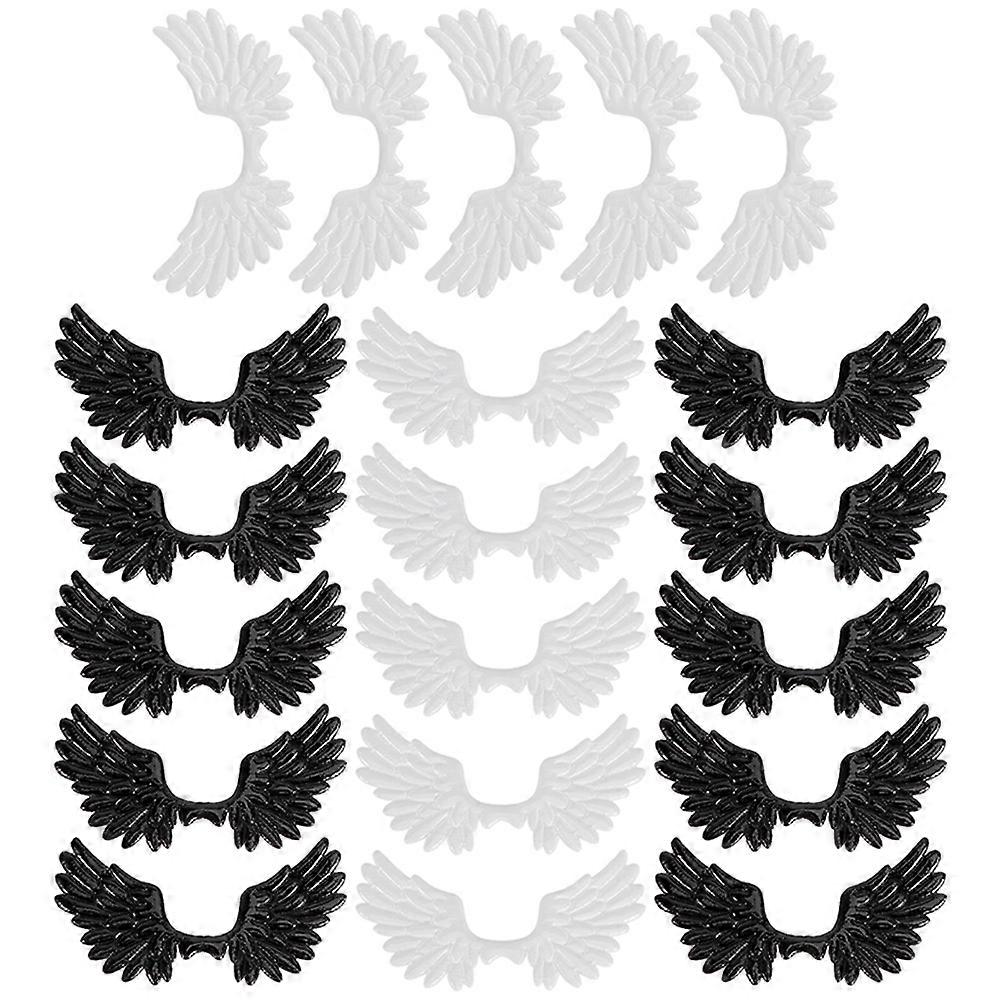 Angel Wing Appliques for DIY Use Fabric Bat Wing Patch 20Pcs