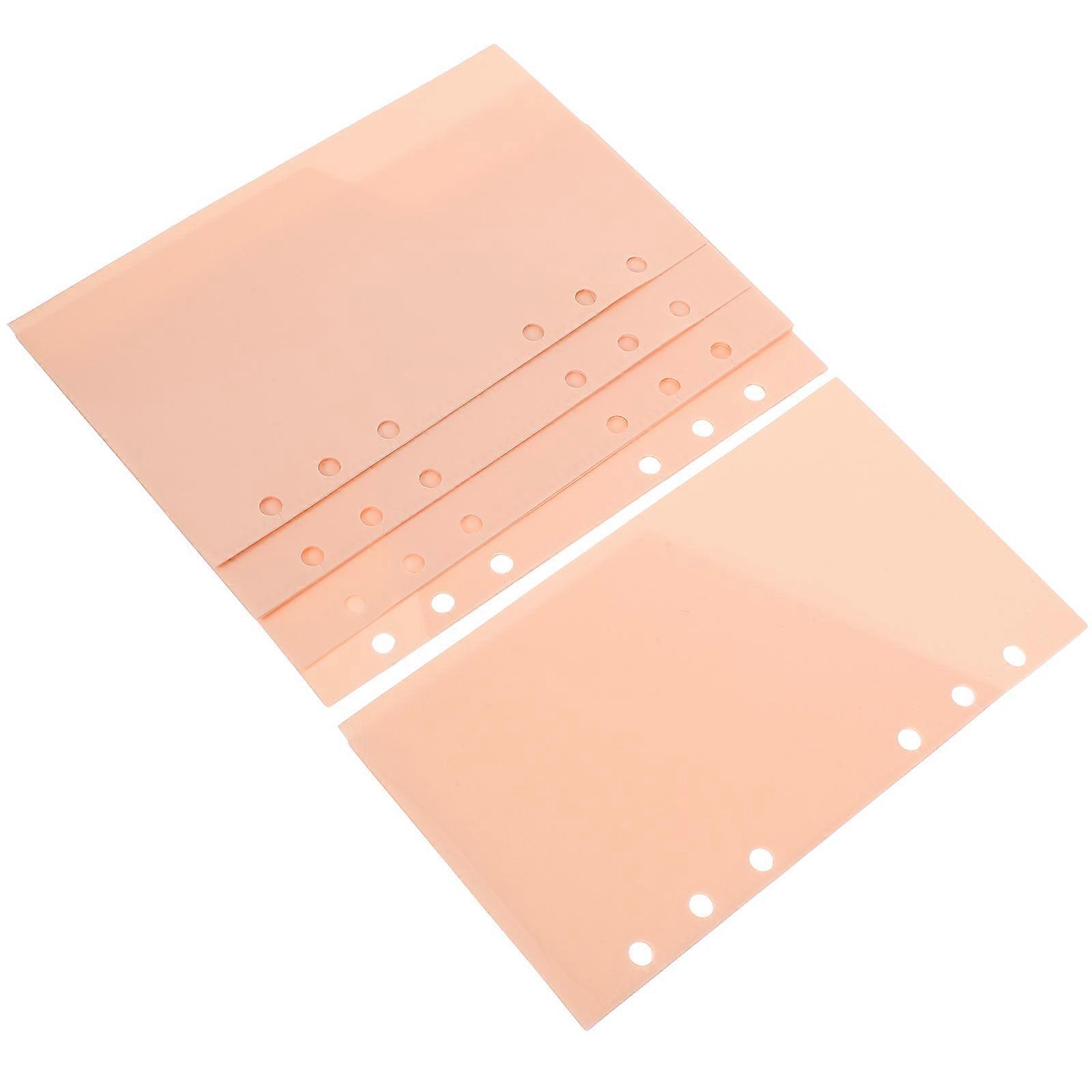 Budget Binder Insert Portable PP Loose Leaf Pocket 15Pcs for Storage Use