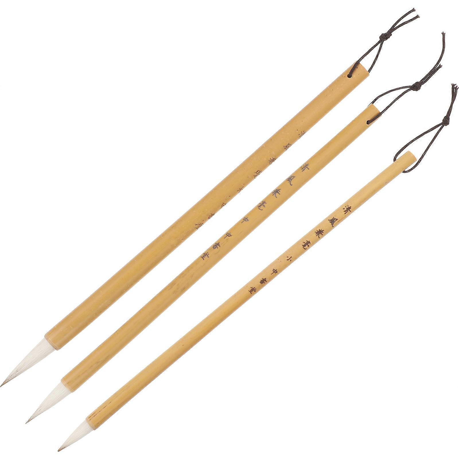 Reusable Chinese Calligraphy Brush Writing Brush for Painting 9Pcs Kit