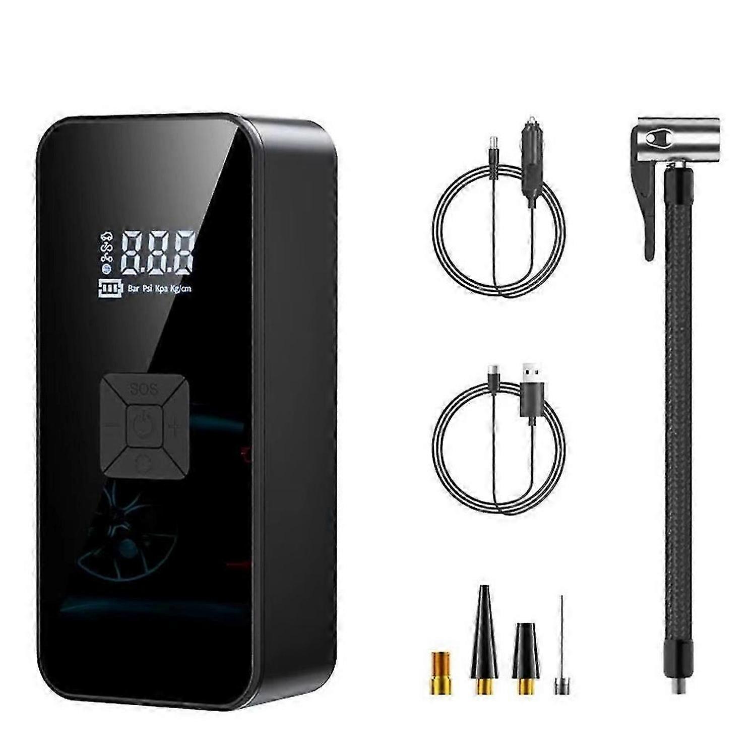 Rechargeable Air Pump Tire Inflator Portable Compressor Digital Cordless Car Tyre Inflator for Motor