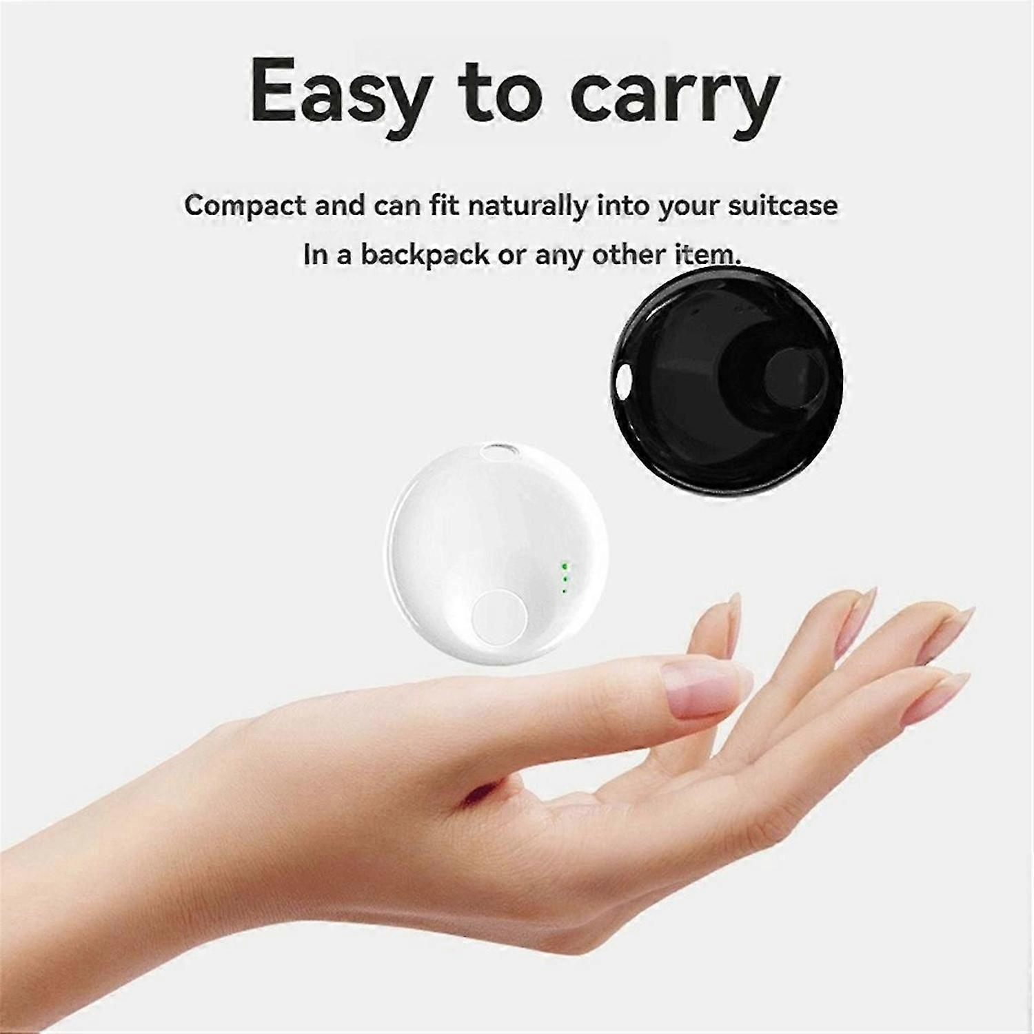 Mini Smart N Tag Wireless Luggage Tracker Works with for Find My, Item Locator for Key, Luggage, Bac