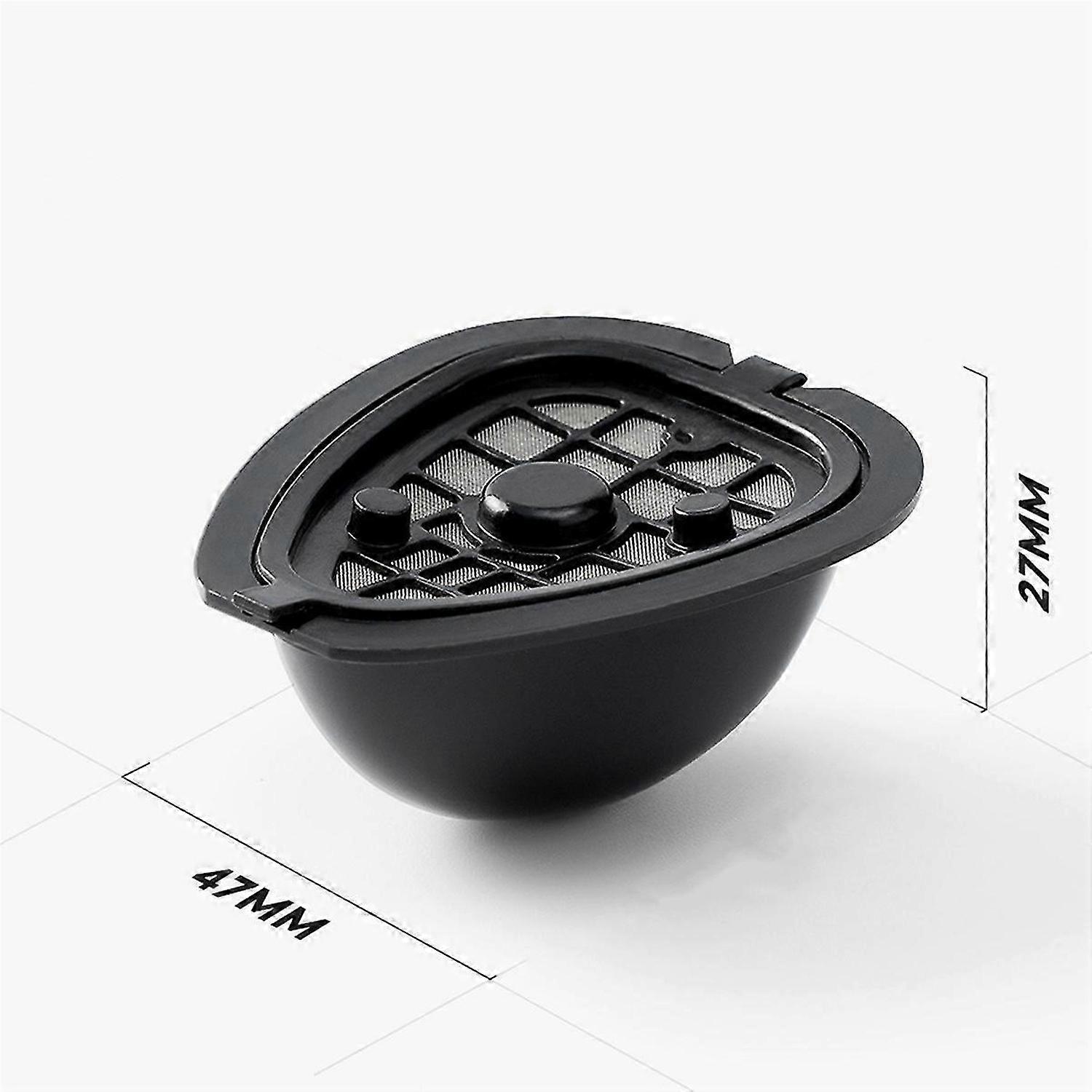 2In1 Coffee Capsule Pod for 9662.62 Machine Refillable Filter Pod Replacement Coffee Capsule and Tea