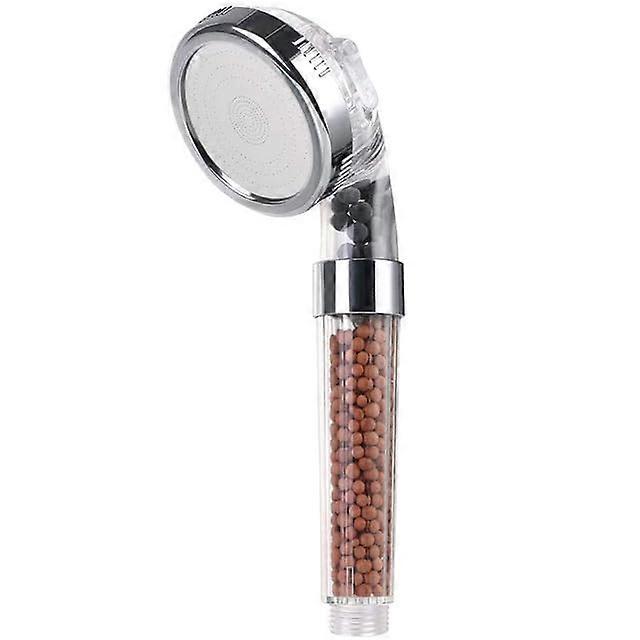 Shower Head Model B   Pressure, 3 Functions, Handheld Rainfall Spa Shower, Water Saving With Anion Filter