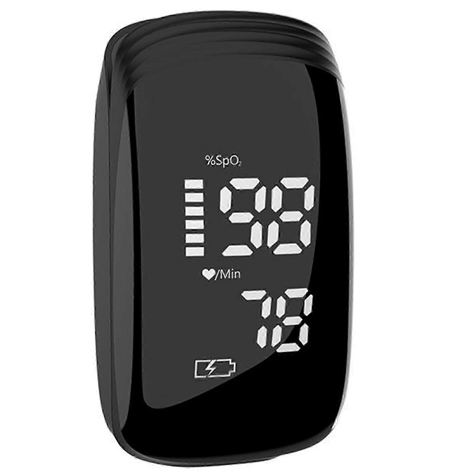 Ujj pulzoximéter vér oxigén mérő monitor érzékelő ujjbegyű SpO2 mérés oxigéntelítettség monitor