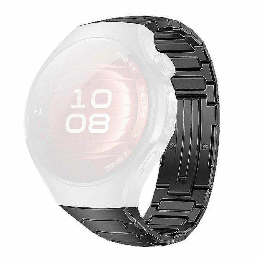 Titanium Alloy Metal Watch Band for 42mm Smartwatch with Folding Clasp and Durable Strap Design