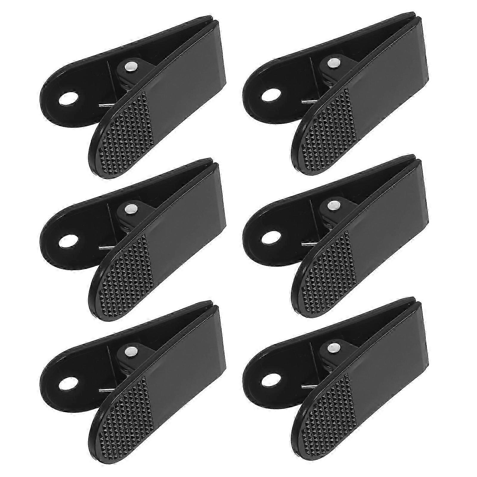 Treadmill Safety Key Part Emergency Stop Accessory For Workout Sessions All Ages Black Color 5.50X3.30X2.70CM Strong Grip 6Pcs