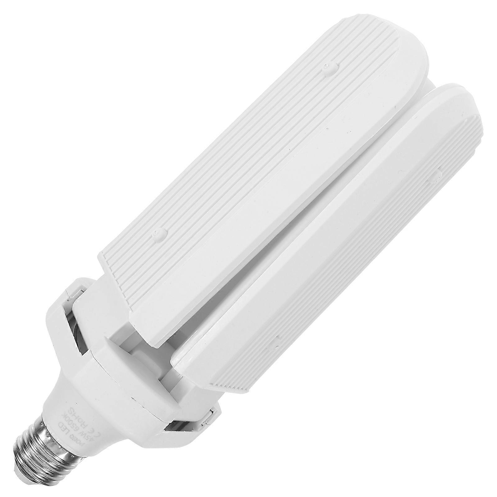 Folding Garage Light Bulb E27 LED Three Adjustable Panels for Garage 3Pcs