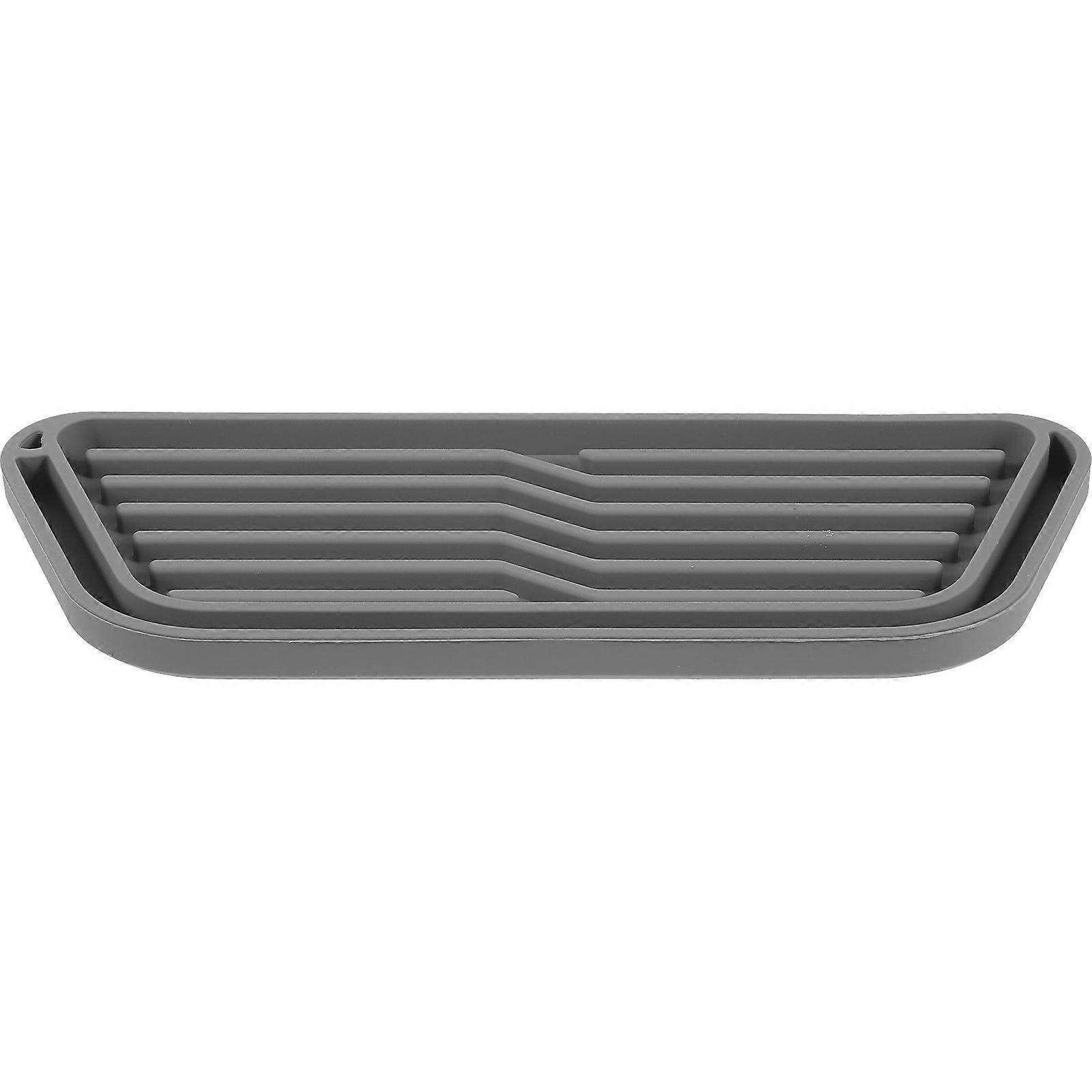 Grey Silicone Fridge Drip Catcher for Water Dispenser 3Pcs Tray Set