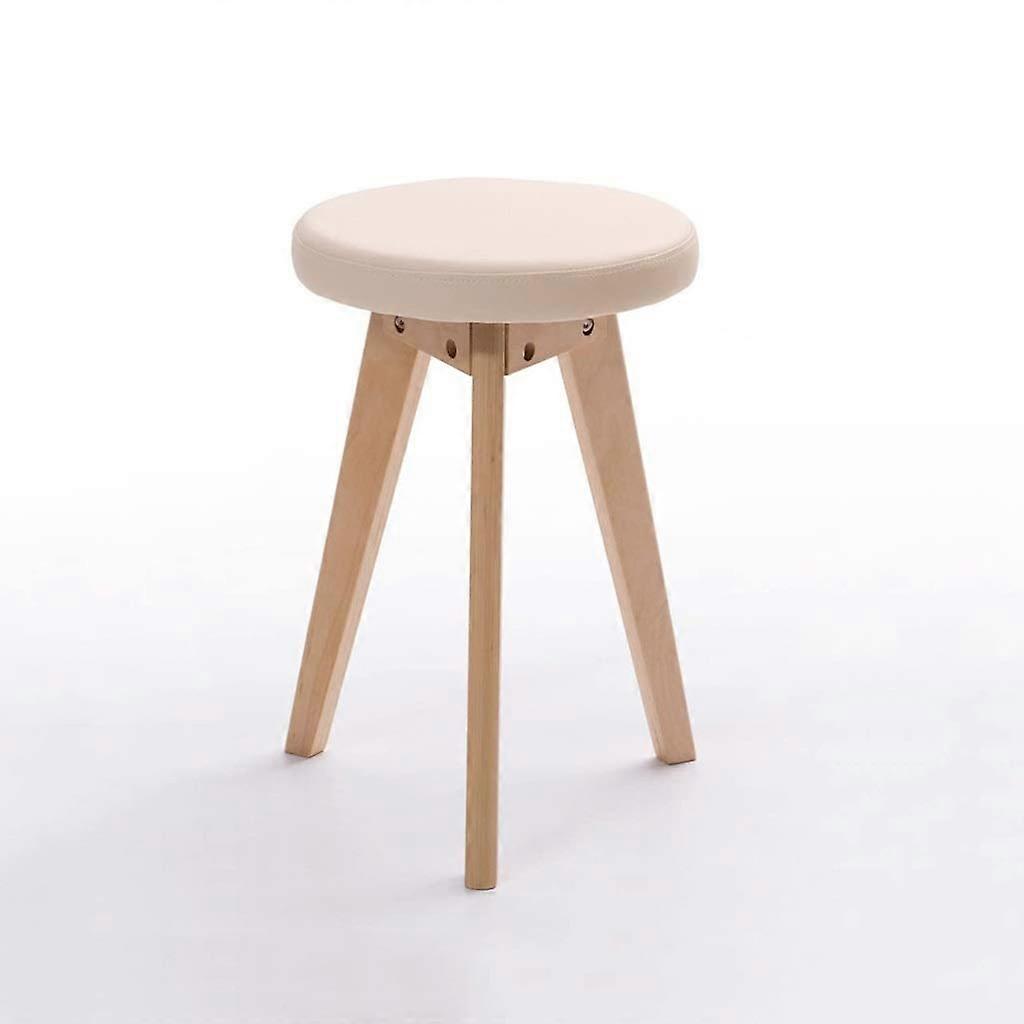 AntiSlip Wood Stool Backless Round Wood Stacking Candy Color For Home Decor