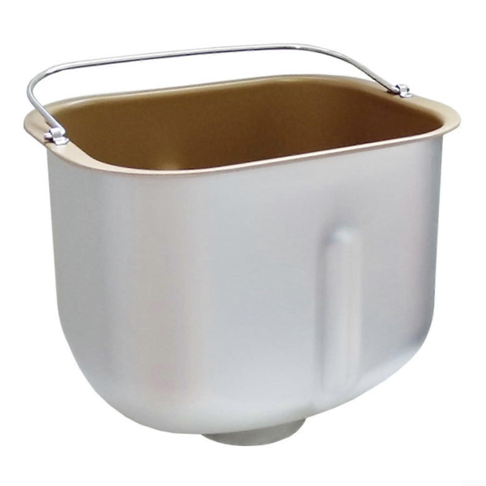 Stainless Steel Bread Maker Mixing Bucket NonStick Liner Dough Container For Bread Machines Gold