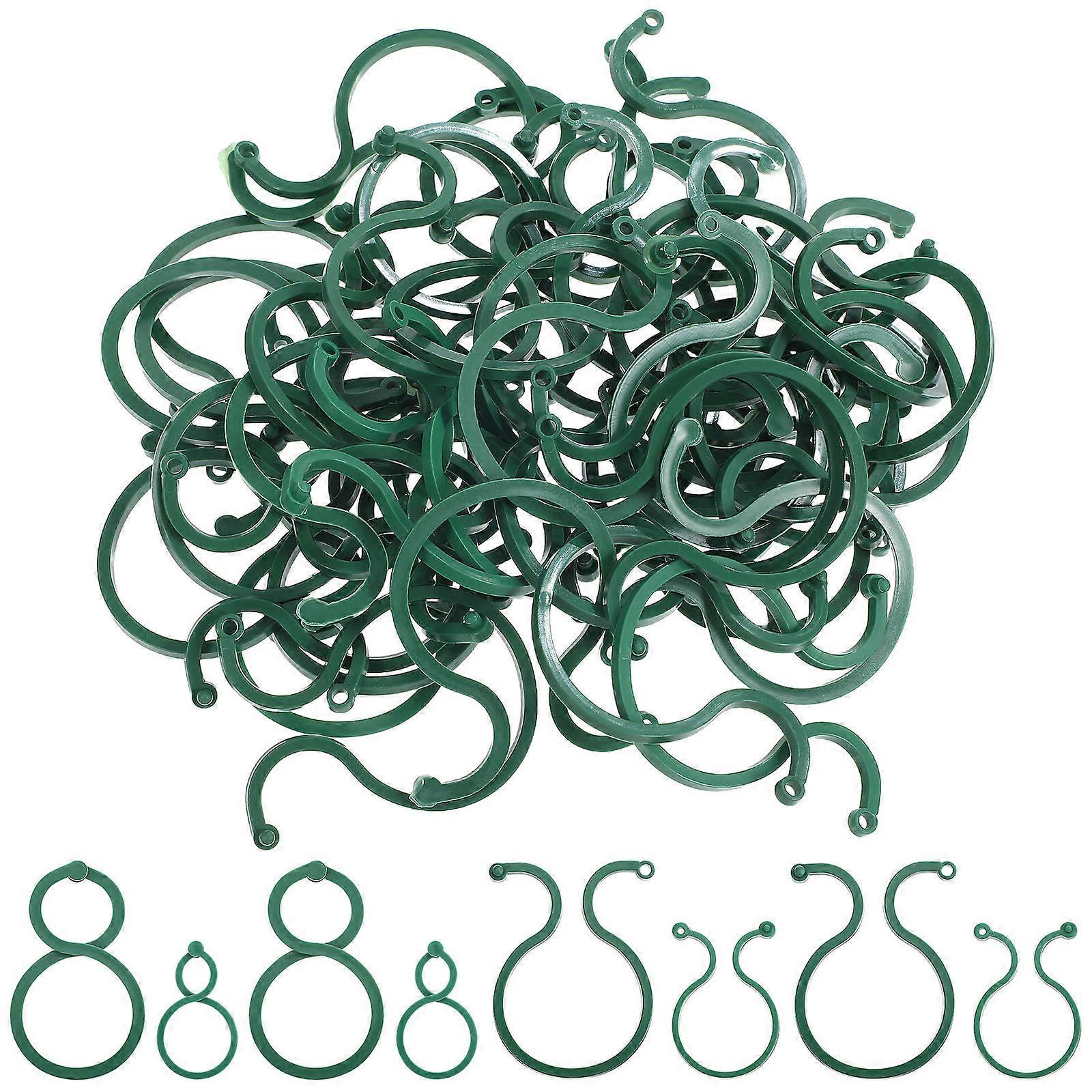 Tomato Clips 500 Pcs For Gardening Use Featuring Strong Plastic Material To Support Various Plant Sizes Effectively