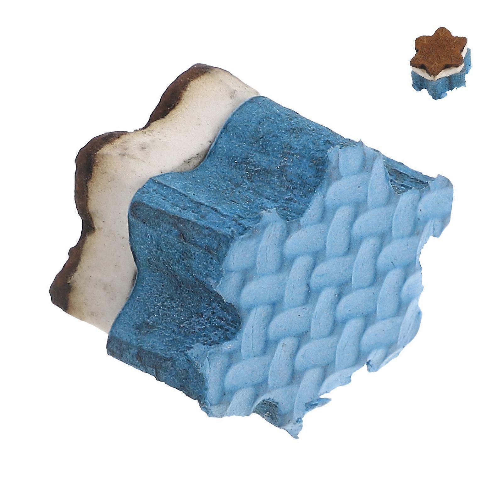 Artistic Design Stamps 3Pcs Painting Sponge Tools For Home Craft Projects 2.50X2.50X2.00CM Durable Clay Modeling Texture Creation