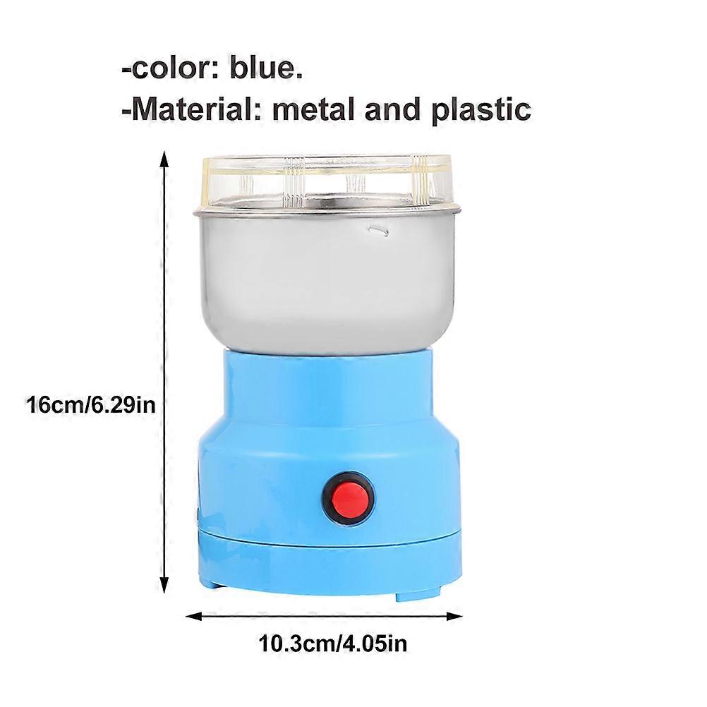 Automatic Grain Processor 1Pcs For Household Use Blue Crushing And Grinding Kitchen Appliance