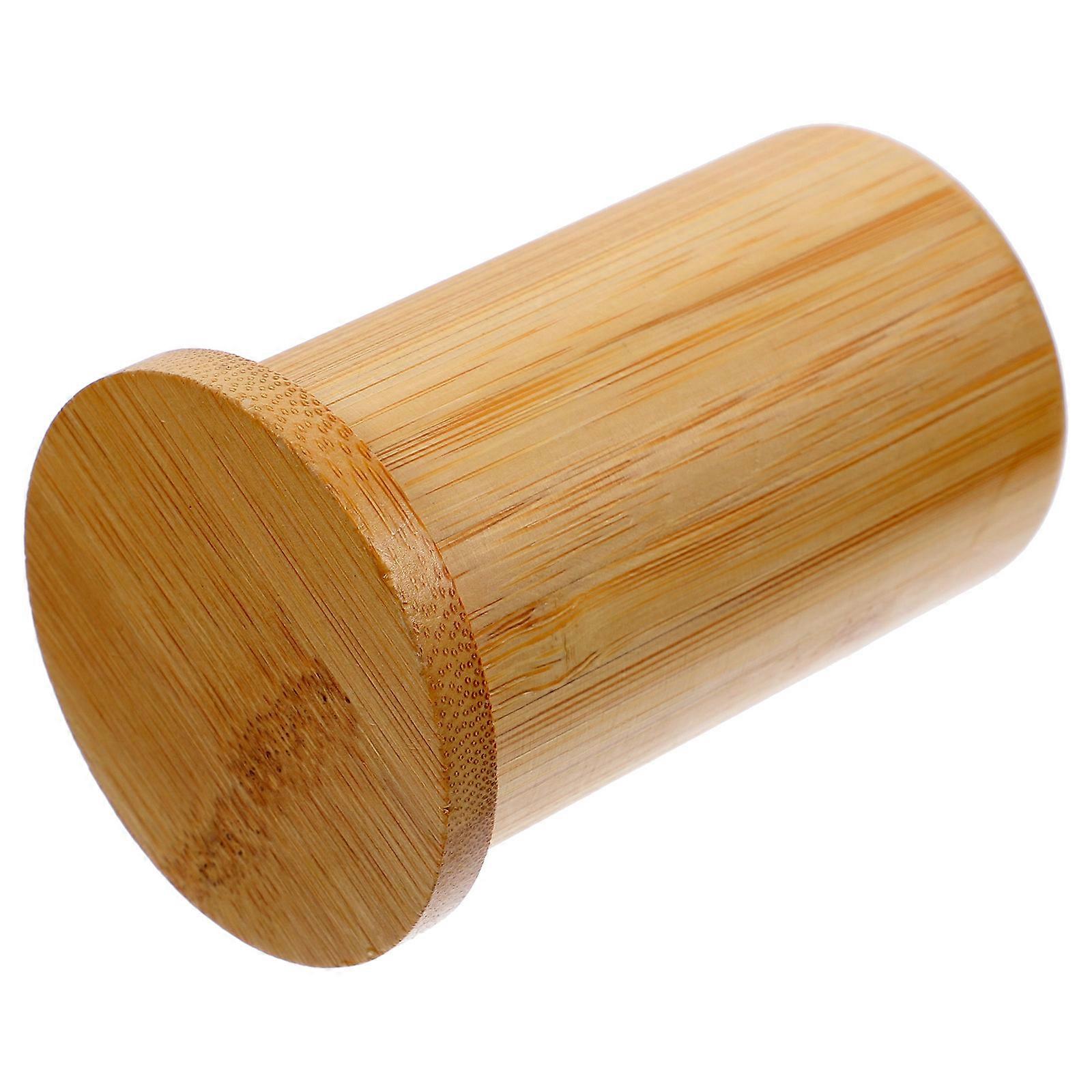 Decorative Toothpick Box Beech Wood Rectangular Mealtime Use 3.3×2.2×2in Decoration 1Pcs