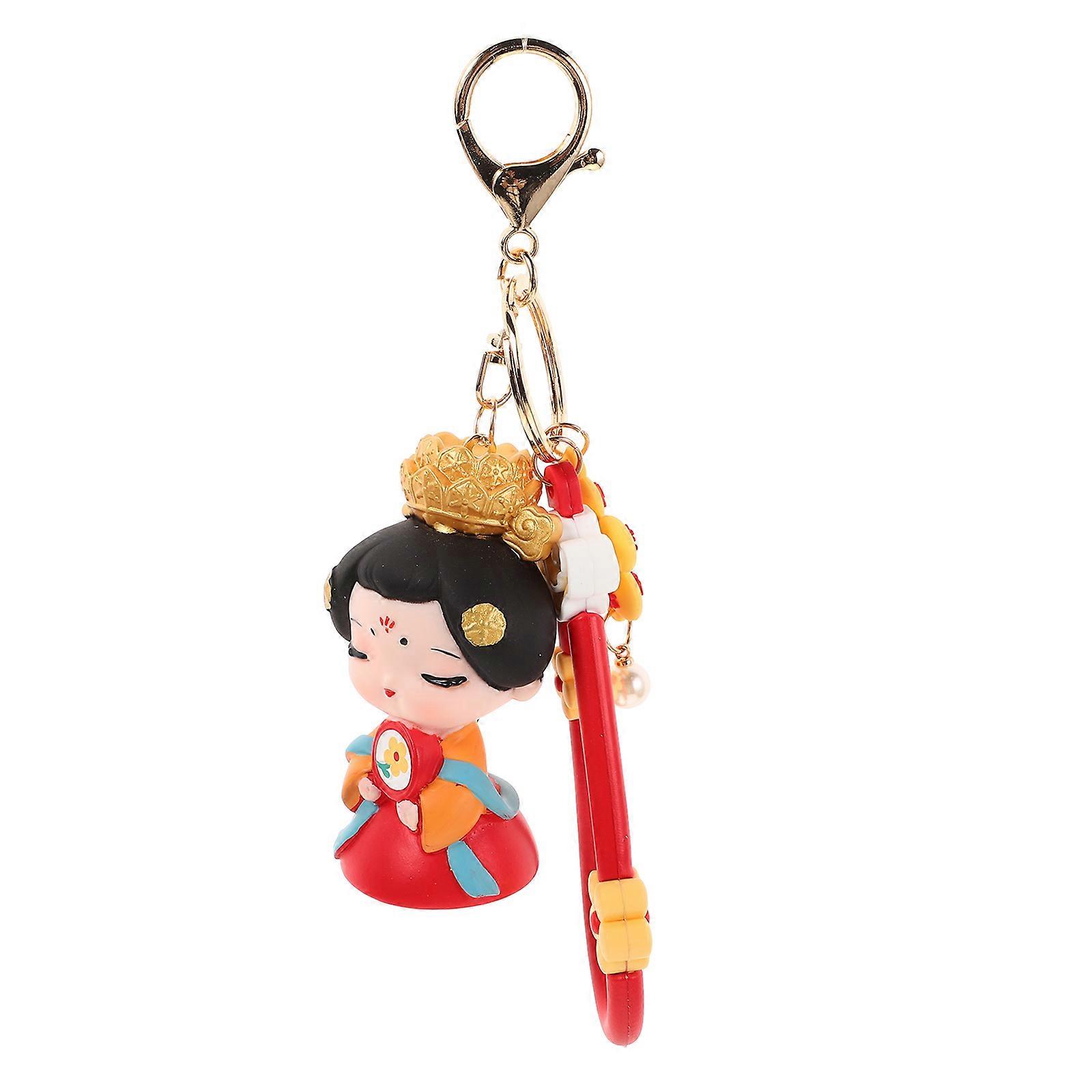 Ancient Chinese Style Decorative Accessory Keychain Kids Car Keys 3Pcs
