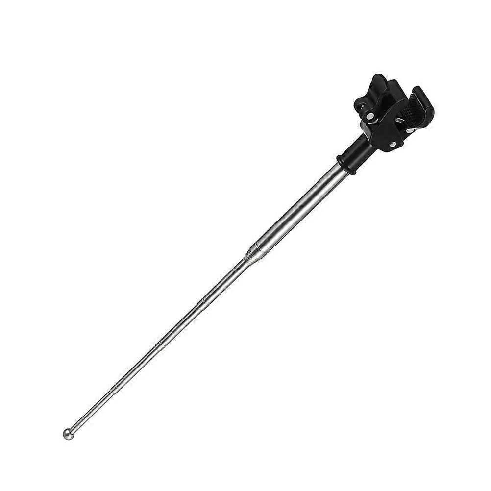 3Pcs Stainless Steel Adjustable Flag Pole Kit for Motorcycles and Bicycles Handlebar Mount