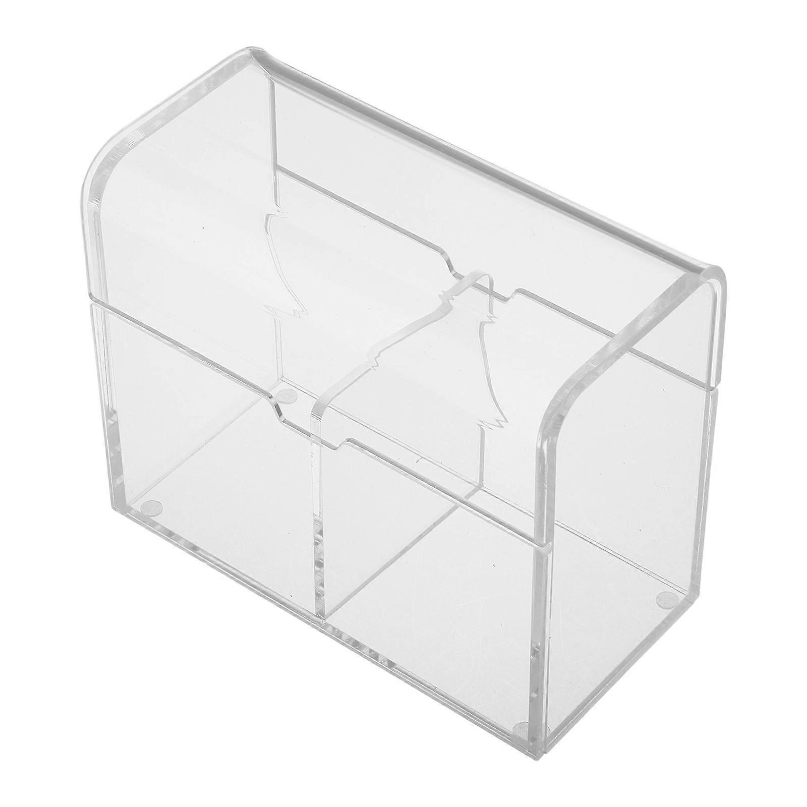 Simple And Elegant Clear Acrylic Card Display Box For Children'S Learning Flashcards 1Pcs