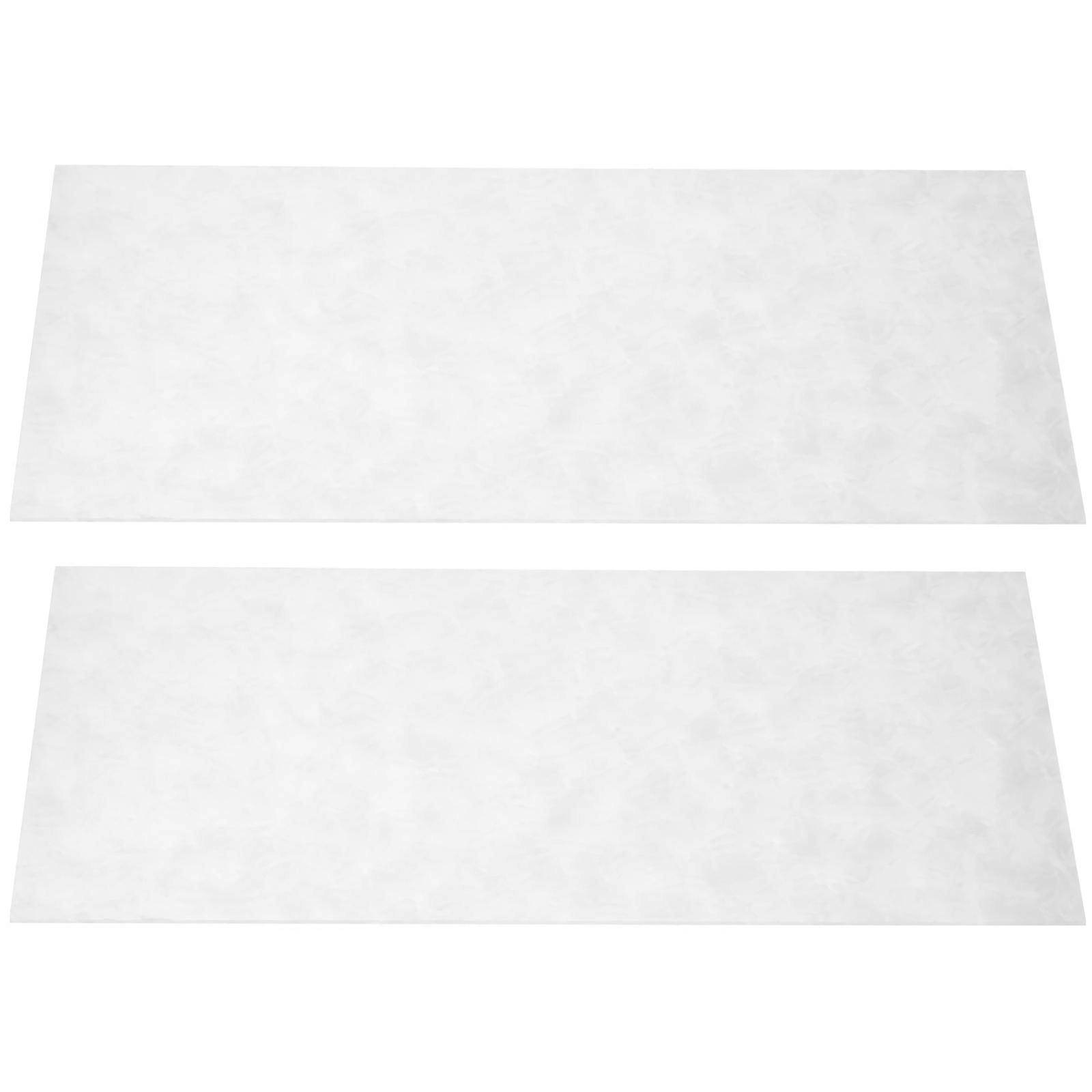 White Guitar Head Veneer Celluloid Material for Fretboard 16Pcs Set