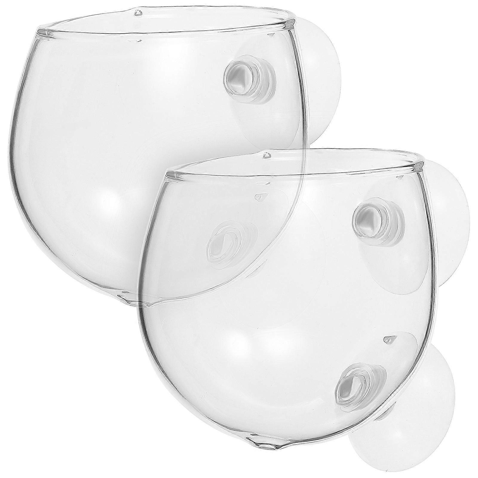 Plant Pots for Aquarium Use with Strong Suction Cups 8Pcs Set