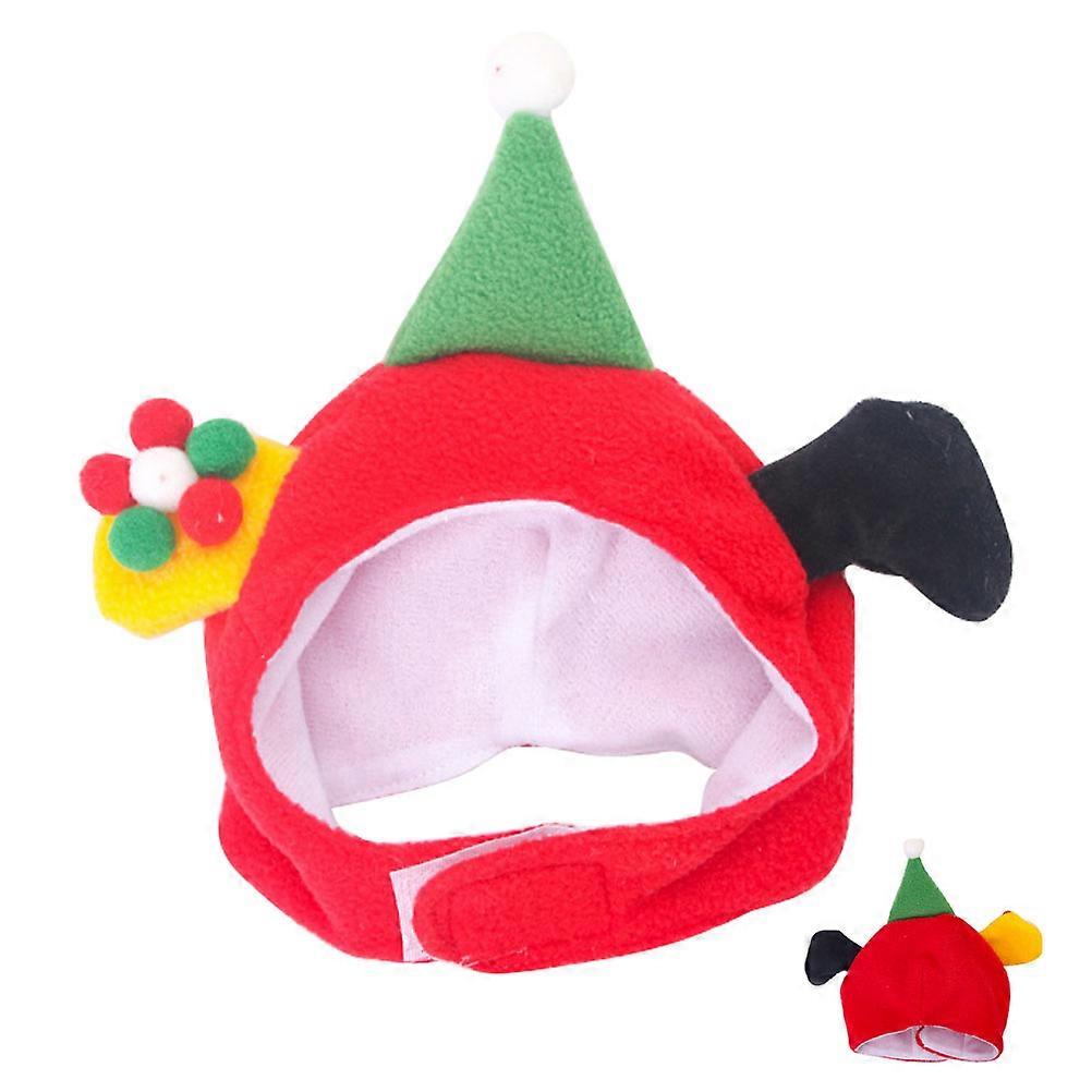 Pet Cap Cartoon Shaped Xmas Party Cat Cap for Decoration 2Pcs