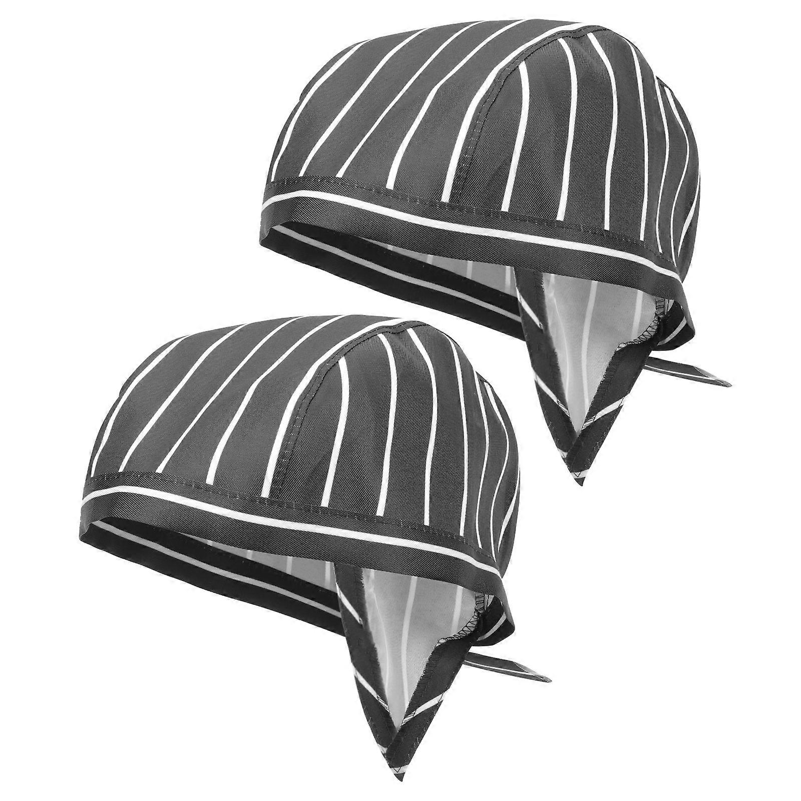 Chef Hat Breathable Oil Protection Unisex Design For Chefs Cooks Bakers 2Set
