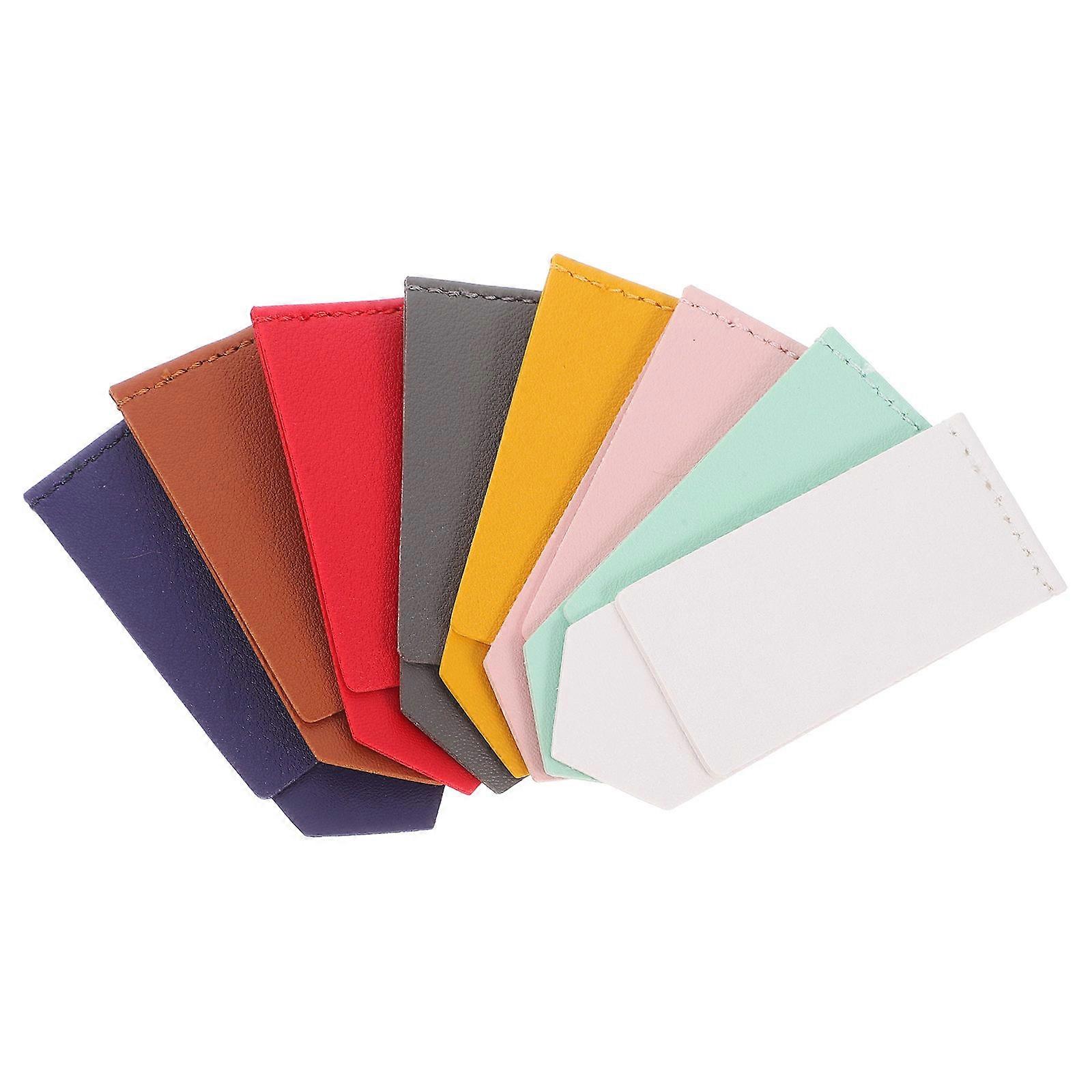 PU Material Book Marking 40 Pcs Corner Bookmark Page Book Marks With Rectangular Shape Ideal For Organizing Documents For Professionals And Kids
