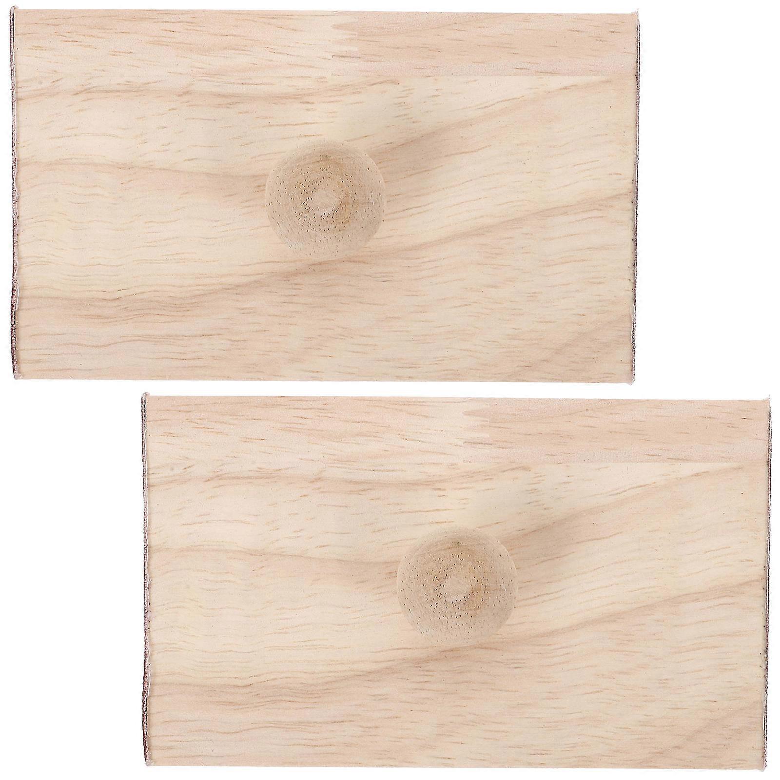Percussion Instrument Multi Colored Wooden Castanet For Students Size 12.50X7.50X3.50CM Ideal For Home Entertainment 3 Pairs