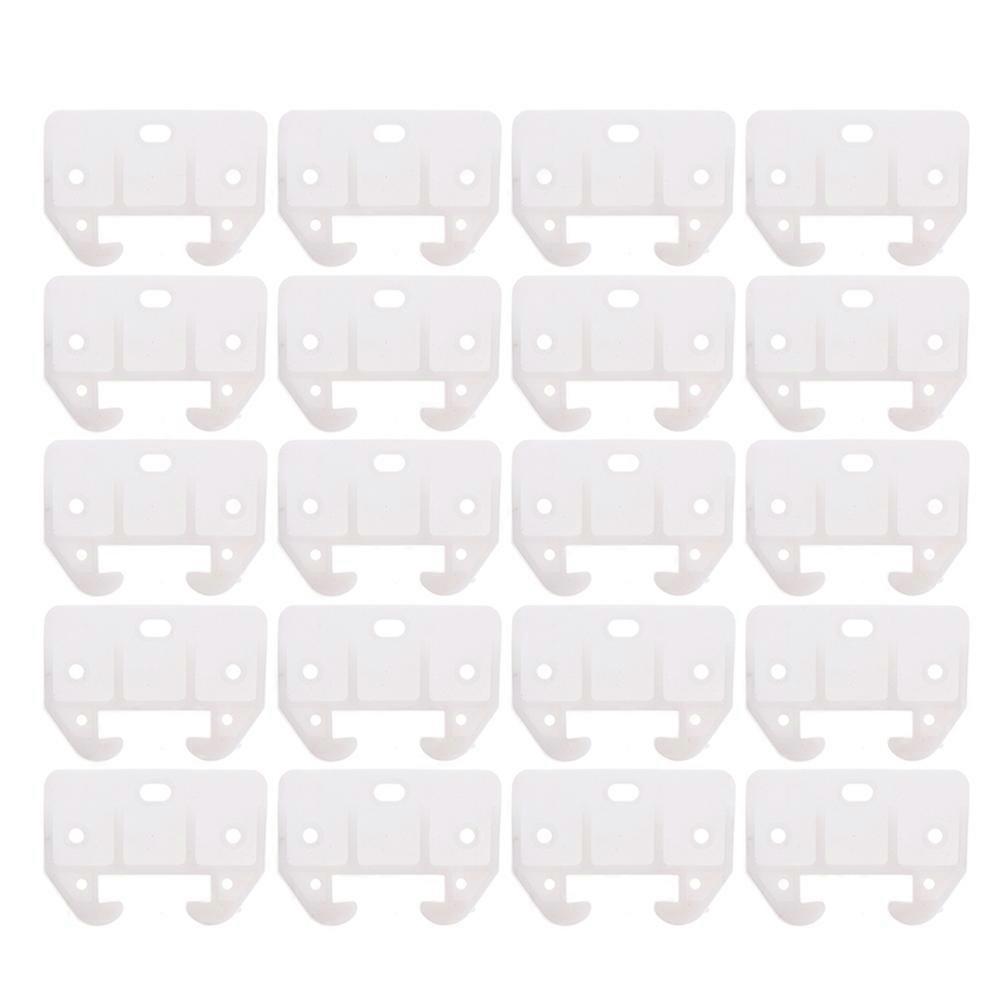 Plastic Drawer Guides Replacement Drawer Track Guides 60 Pieces