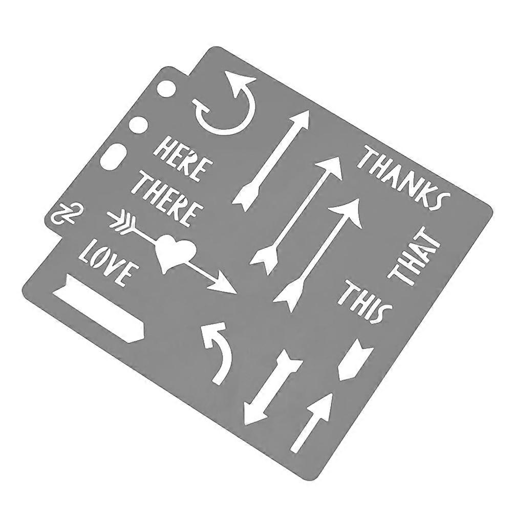 Drawing Stencil Assorted Patterns for Drawing Grey Hollow Out Art Painting Template